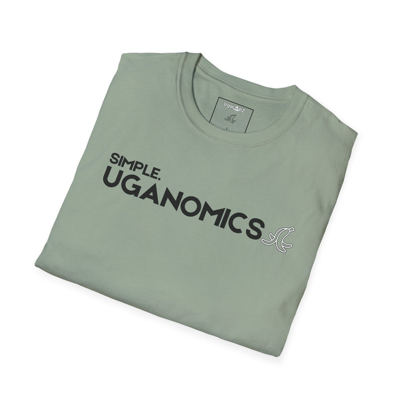 Simple Uganomics UgaLabz Raw Centered Logo Tee