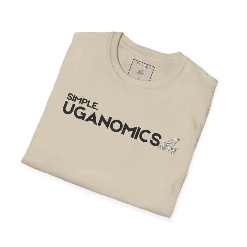 Simple Uganomics UgaLabz Raw Centered Logo Tee