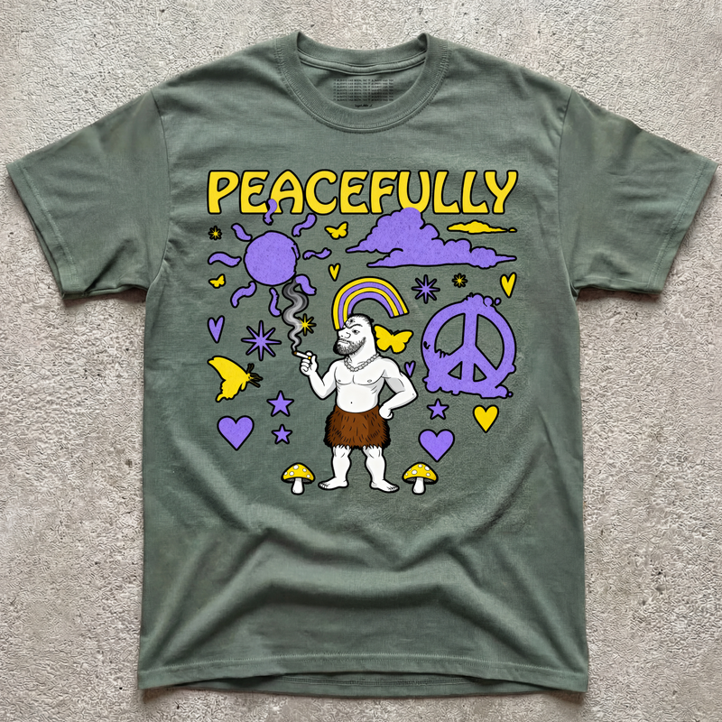 PEACEFULLY